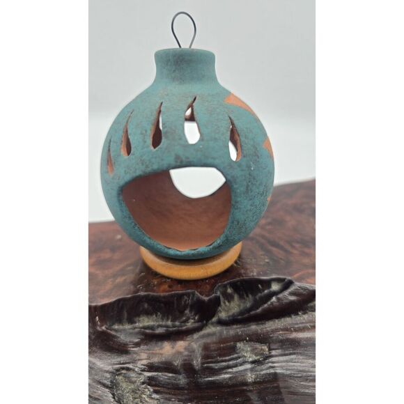 2016 Native American ACOMA NM  Pottery Lizard / Bear Claw Ornament, Signed Lewis - Picture 5 of 11